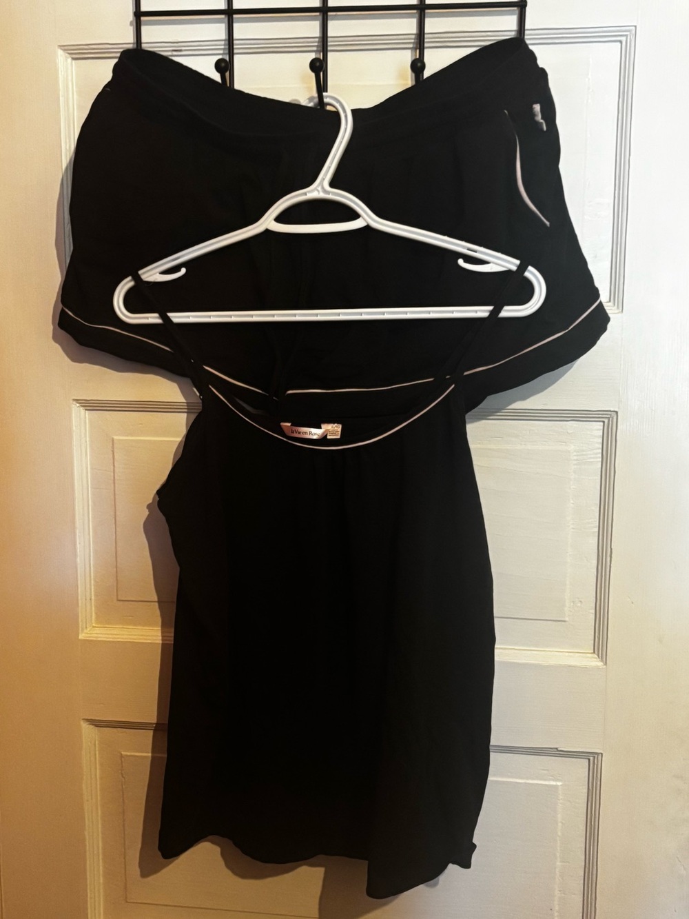 La Vie En Rose Black Summer Pyjama Set